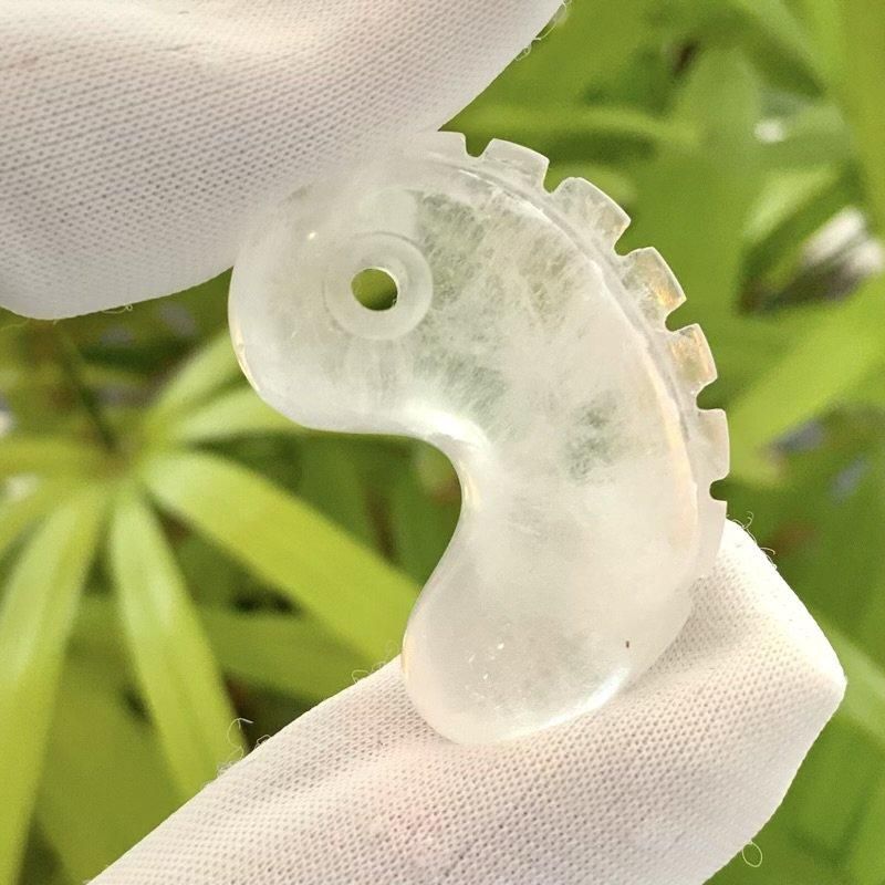 乙女鉱山水晶勾玉 獣型 】 乙女水晶 限定 一点物 勾玉 まがたま