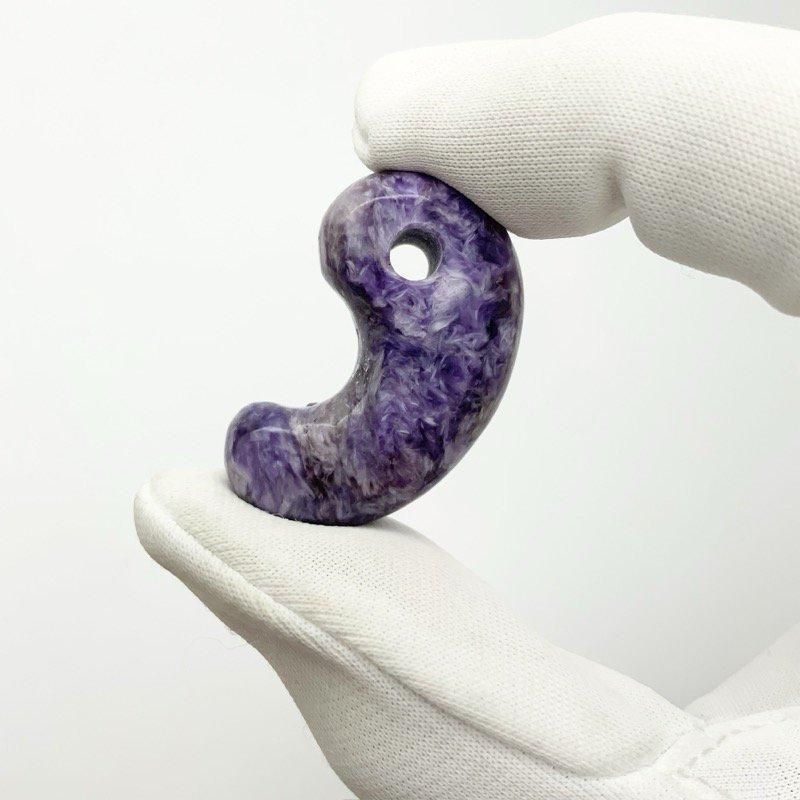 天然石　希少チャロアイト「癒し」「不安解消」 Amazon | [ゆの美] チャロアイト ブレスレット Charoite Bracele