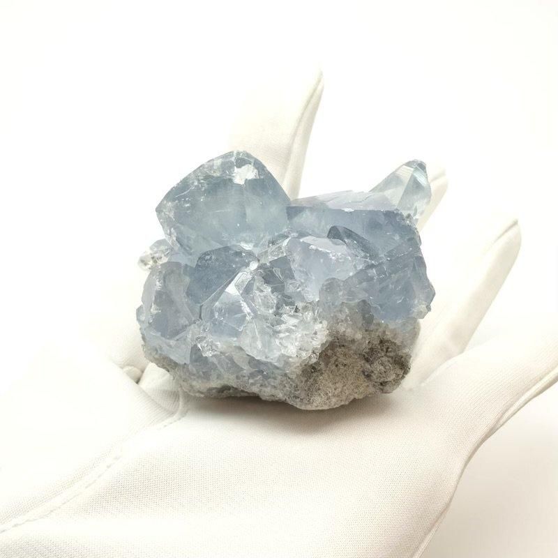 セレスタイト クラスター 】 天青石 癒し ヒーリング 水色