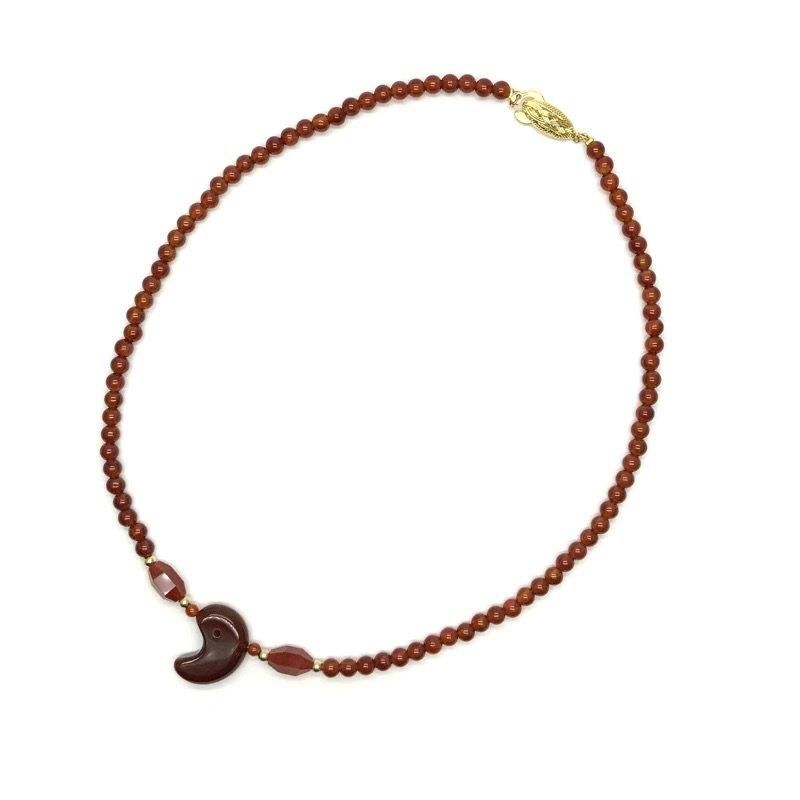 赤めのう ネックレス 】 赤めのう 瑪瑙 メノウ agate アゲート