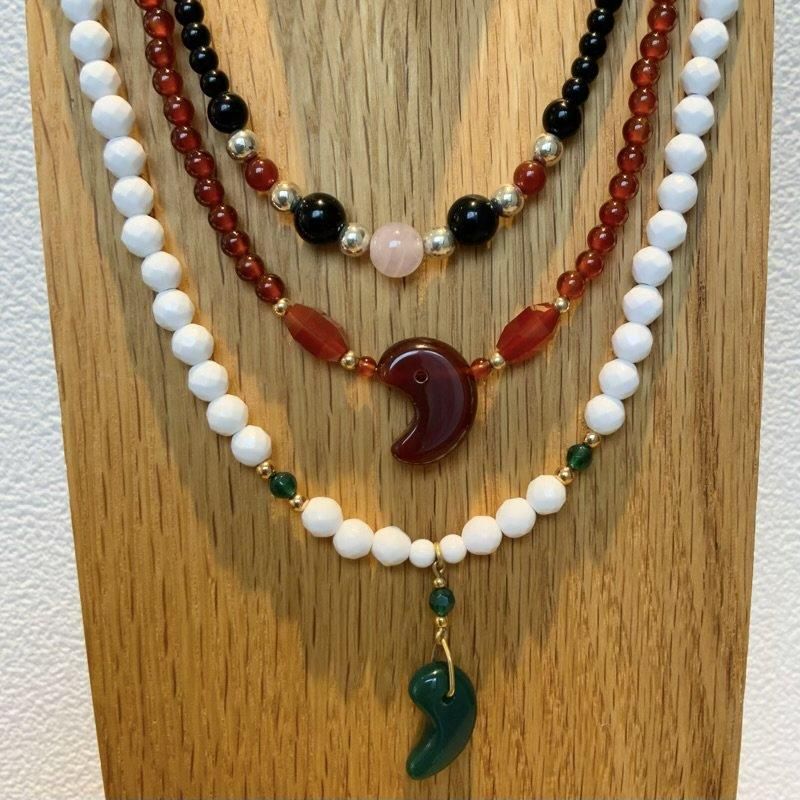 赤めのう ネックレス 】 赤めのう 瑪瑙 メノウ agate アゲート