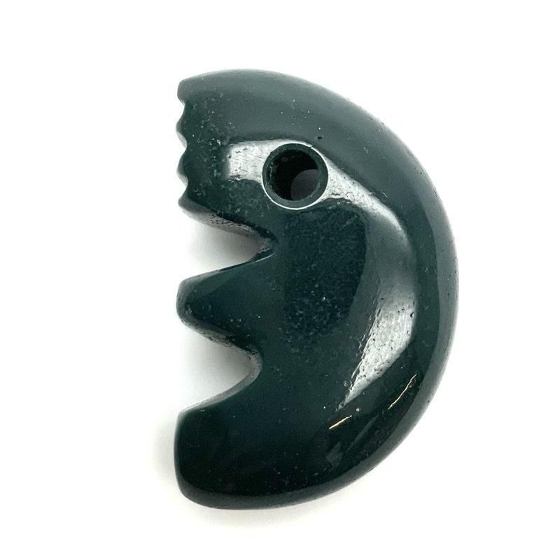 出雲石　勾玉　獣型　鬣型　碧玉　ブラッドストーン 出雲石/碧玉 勾玉(中) AA 獣型 】 | めのうの店川島【公式通販