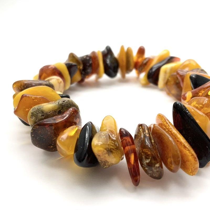 琥珀(アンバー) ブレスレット 】ロシア産 こはく amber 瑠璃 半 琥珀(アンバー) ブレスレット 】ロシア産 こはく amber 瑠璃 半