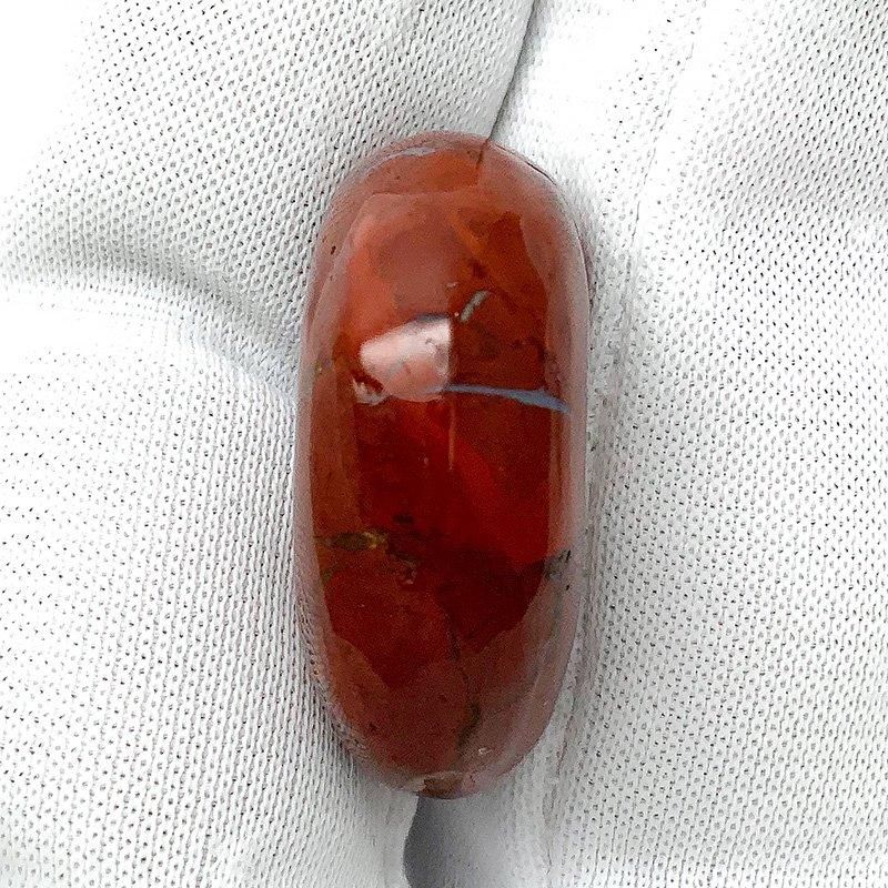 佐渡赤玉石 勾玉AA中 】佐渡の赤玉 国産 新潟 佐渡島 まがたま