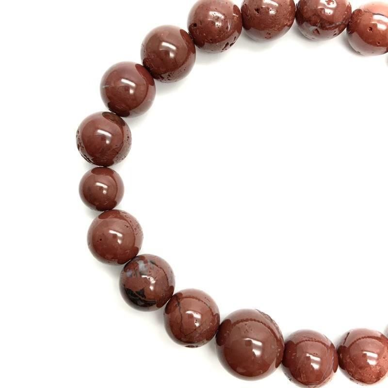 【希少】佐渡赤玉石ブレスレット　8.5~9.0㎜ 佐渡赤玉石 ブレスレット 】 | めのうの店川島【公式通販】創業