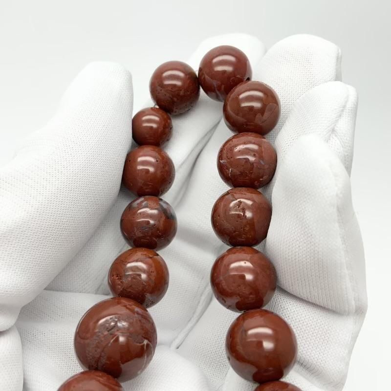 【希少】佐渡赤玉石ブレスレット　8.5~9.0㎜ 佐渡赤玉石 ブレスレット 】 | めのうの店川島【公式通販】創業