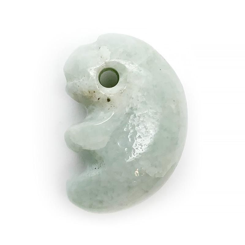 糸魚川　獣形 翡翠勾玉 日本翡翠・糸魚川産・獣形勾玉（じゅうけいまがたま） – 天然石