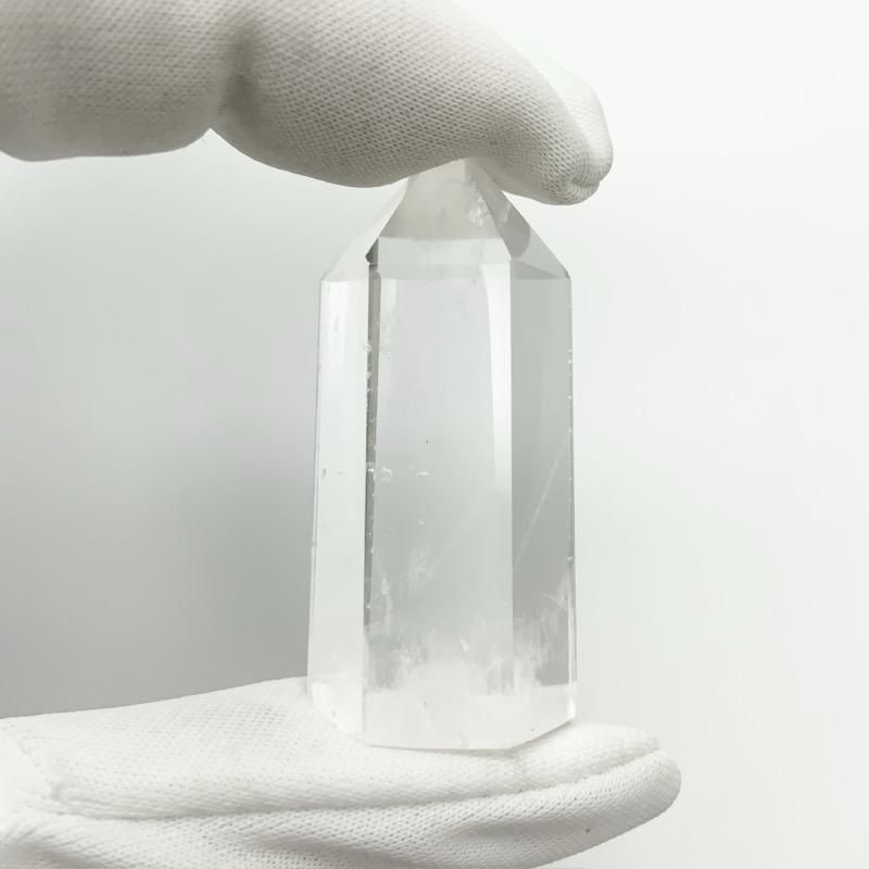 極上品　超透明　ブラジル産　水晶ポイント　台座付　クリスタル　白水晶 極上品超透明ブラジル産水晶ポイント台座付クリスタル白水晶