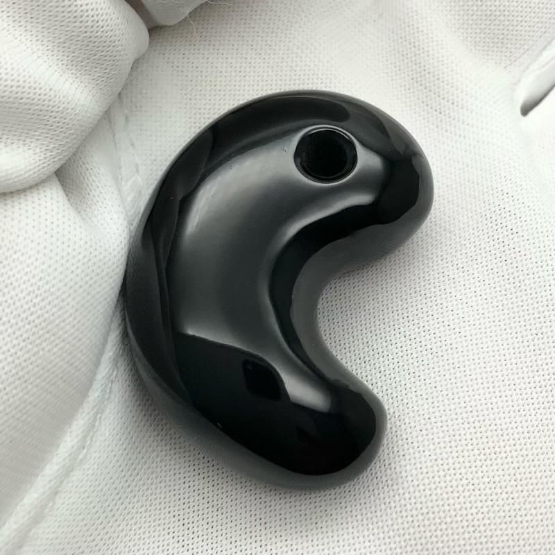 黒曜石 勾玉 250726－09 黒曜石 勾玉 250726－09