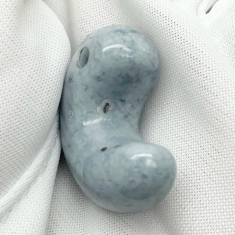 糸魚川翡翠‼️青翡翠‼️勾玉‼️希少‼️高品質‼️正規品‼️元枠 作‼️大18.1g‼️破格出品 糸魚川翡翠‼️青翡翠‼️勾玉‼️希少‼️高品質‼️正規品‼️元枠