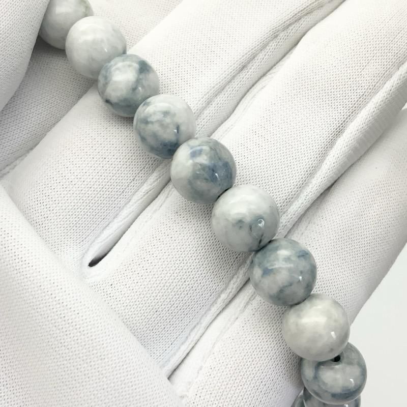 【美品】翡翠　ブレスレット　2点まとめ 糸魚川翡翠 翡翠 水晶 ブレスレット 8mm 16.5〜18.5cm S〜LL