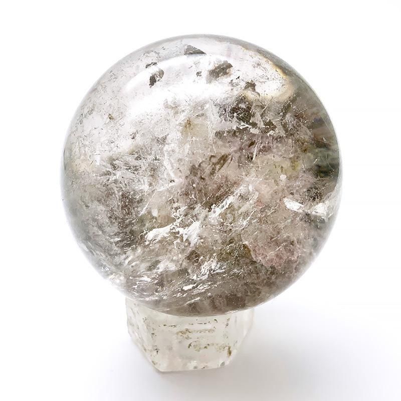 ガーデンクォーツ 丸玉 × 乙女鉱山産水晶 玉台】 | めのうの店