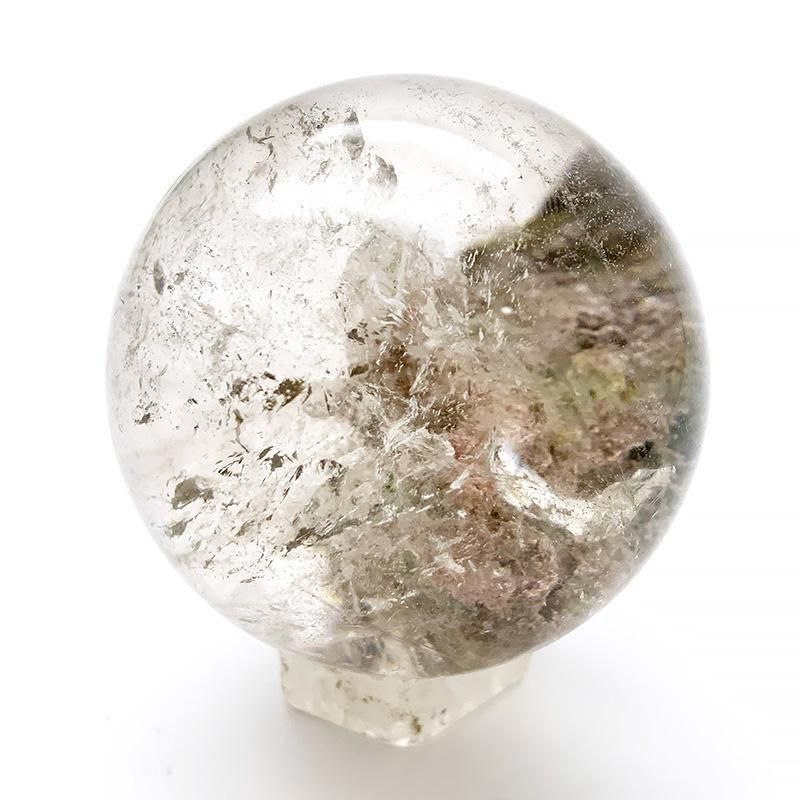 ガーデンクォーツ 丸玉 × 乙女鉱山産水晶 玉台】 | めのうの店