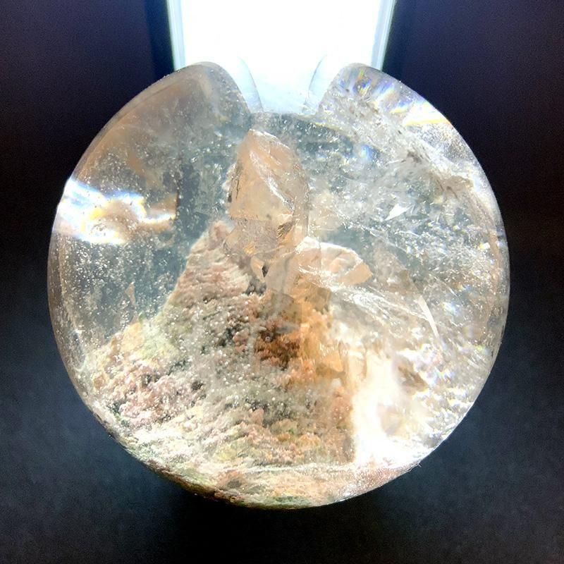 ガーデンクォーツ 丸玉 × 乙女鉱山産水晶 玉台】 | めのうの店