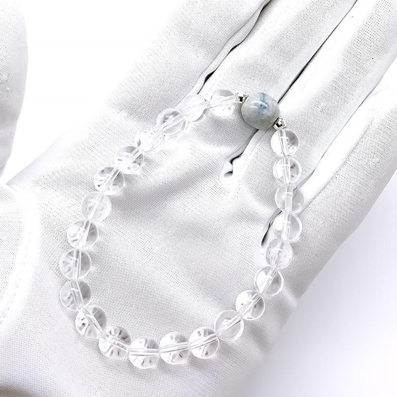 糸魚川翡翠×水晶×Agミラーボール ブレスレット】 | めのうの店