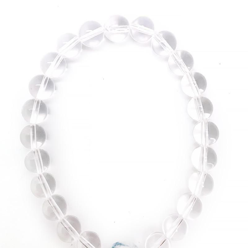 新品未使用 翡翠 925純銀ブレスレット silver999] 純銀クロッシェ クレッセント ブレスレット No.323