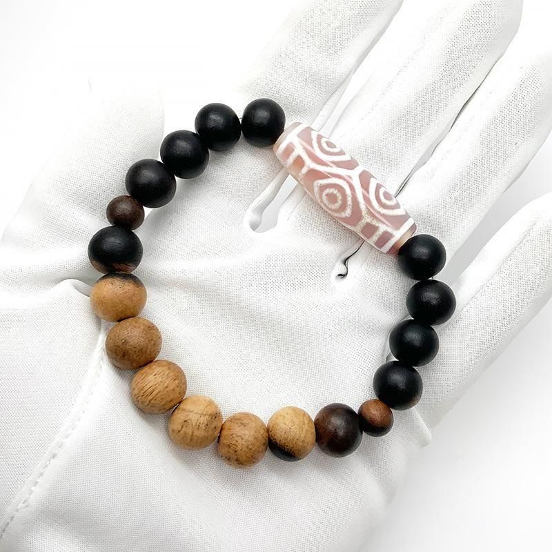 赤朱砂入り‪ෆ‪.*・゜龍眼天珠(*´˘`*) 赤朱砂入り‪ෆ‪.*・゜龍眼天珠(*´˘`*)‬‬