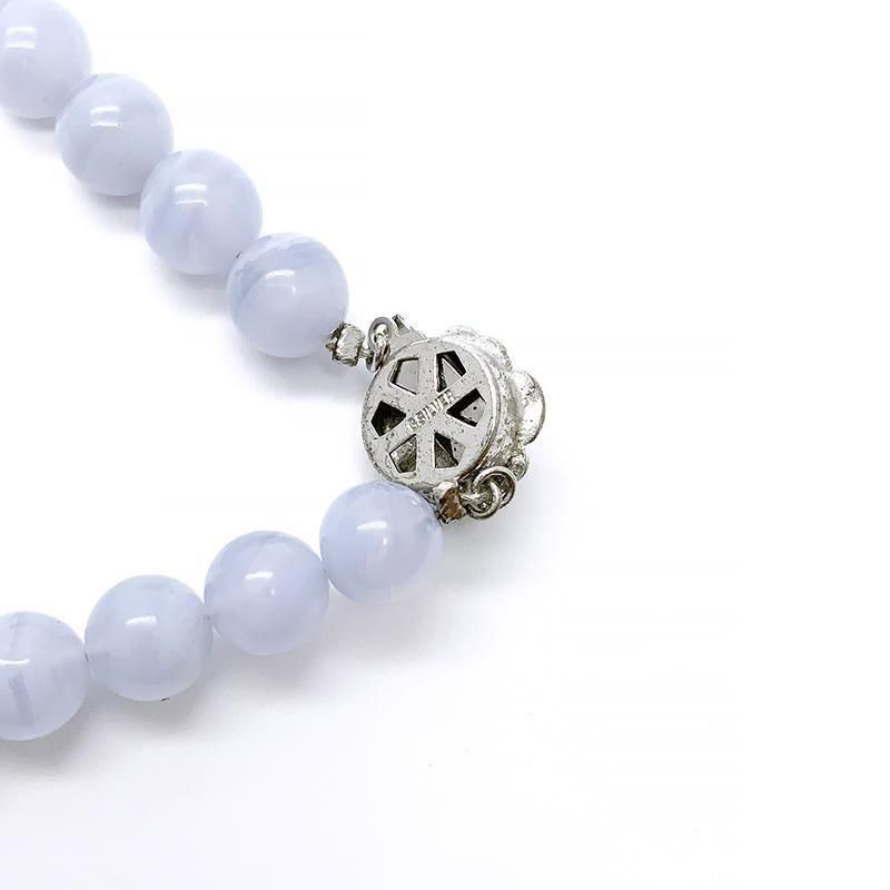 ブルーレースアゲート ネックレス 】 | めのうの店川島【公式通販