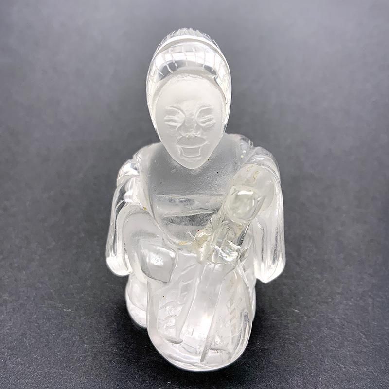 本水晶七福神彫物 楽天市場】開運 水晶彫り 七福神 (高さ約4.6cm)＜開運・幸運の