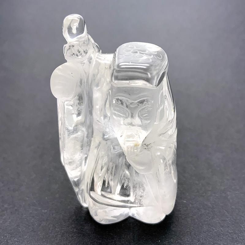 天然水晶 七福神 木製台座 】 | めのうの店川島【公式通販】創業明治10年