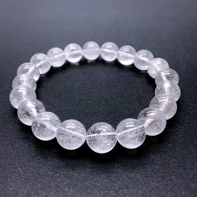 黒平産水晶８mm２３玉ブレスレツト 黒平産水晶8mm23玉ブレスレツト