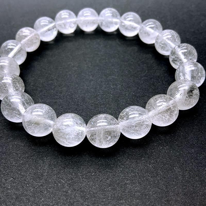 水晶ブレスレット 黒平産水晶 ブレスレット 10mm玉 】 | めのうの店川島【公式通販】創業