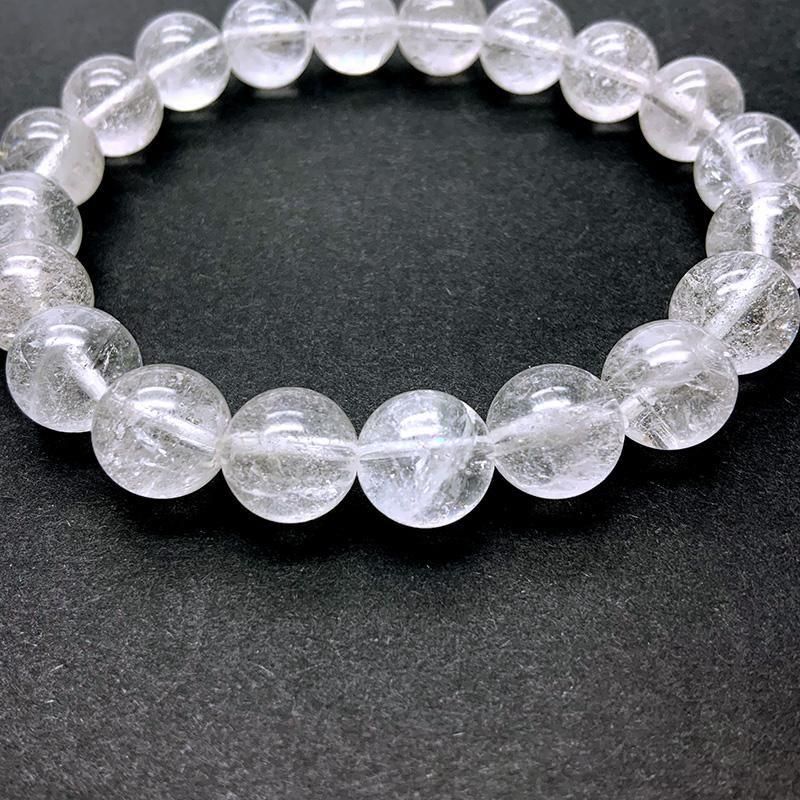 黒平産水晶８mm２３玉ブレスレツト 黒平産水晶 ブレスレット 10mm玉 】 | めのうの店川島【公式通販
