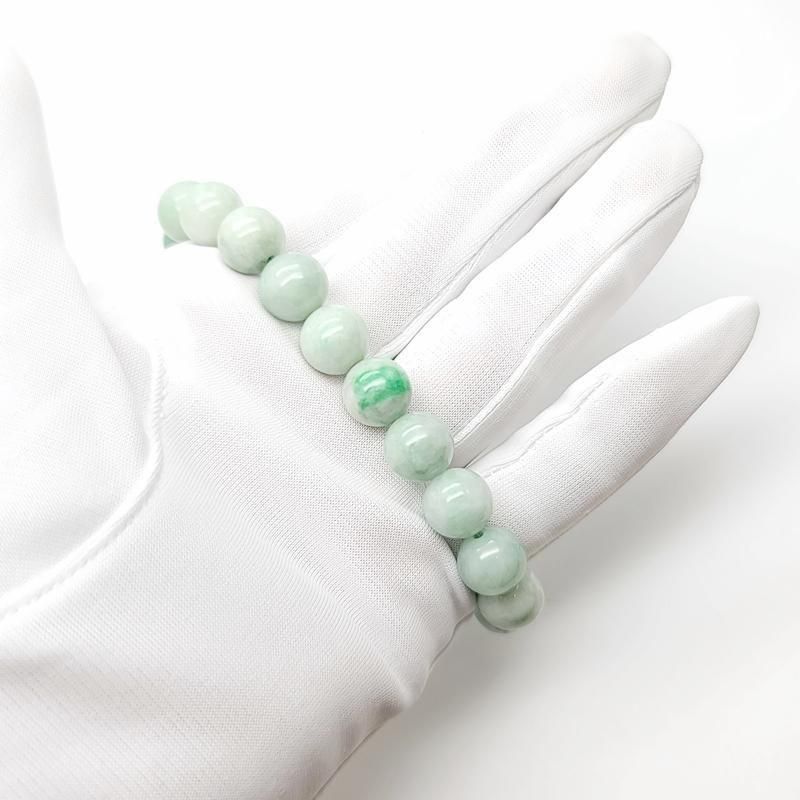 糸魚川翡翠１０mm１８玉ブレスレットの 糸魚川翡翠 ブレスレット 10mm玉 】 | めのうの店川島【公式通販】創業