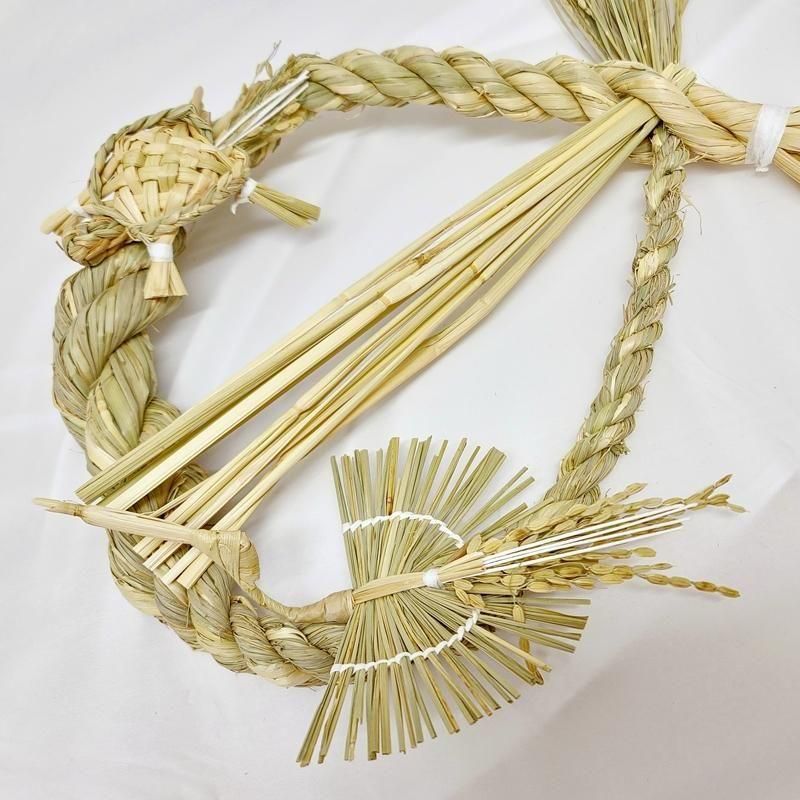 正月飾り 藁細工 鶴亀注連縄 】| めのうの店川島【公式通販】創業明治10年