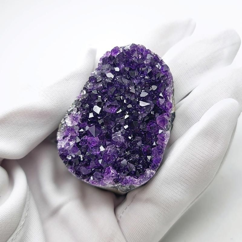 最高品質！ウルグアイ産⭐️アメジストたまご⭐️タイチン共生⭐N148 最高品質！ウルグアイ産⭐️アメジストたまご⭐️N135