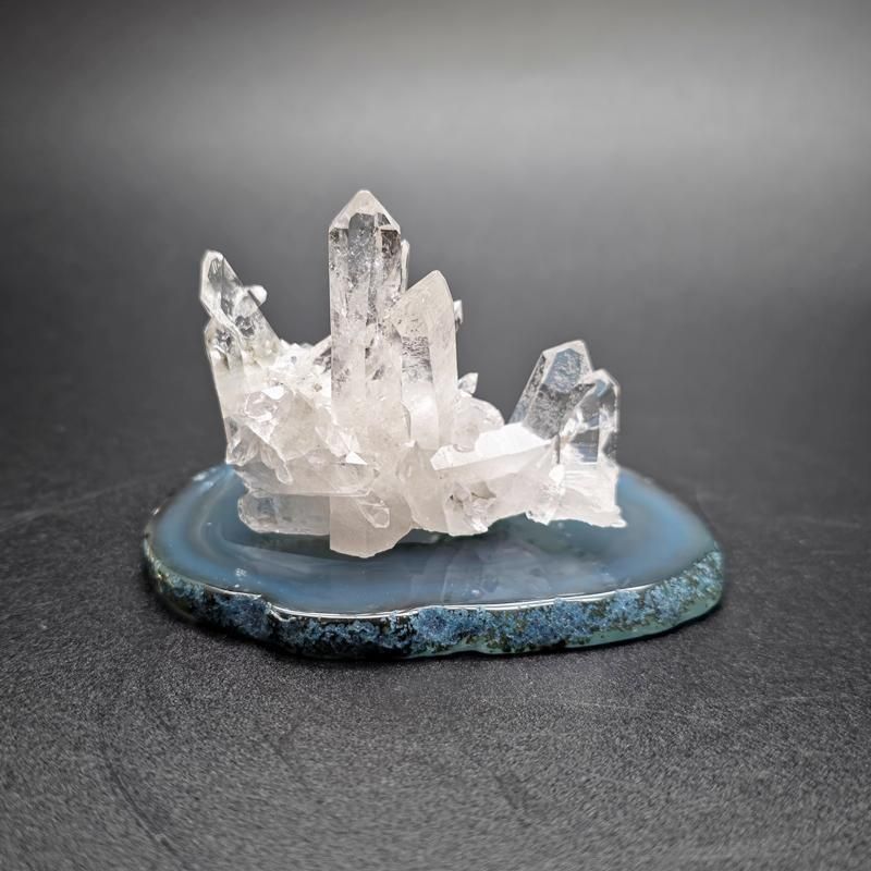 ゼッカ水晶 クラスター めのう台付 】 | めのうの店川島【公式通販