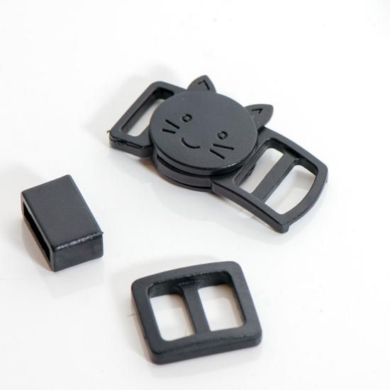 猫の安全バックル プラスチック製 10個 セーフティバックル 首輪 Materia スナップボタンとアクセサリーパーツのお店