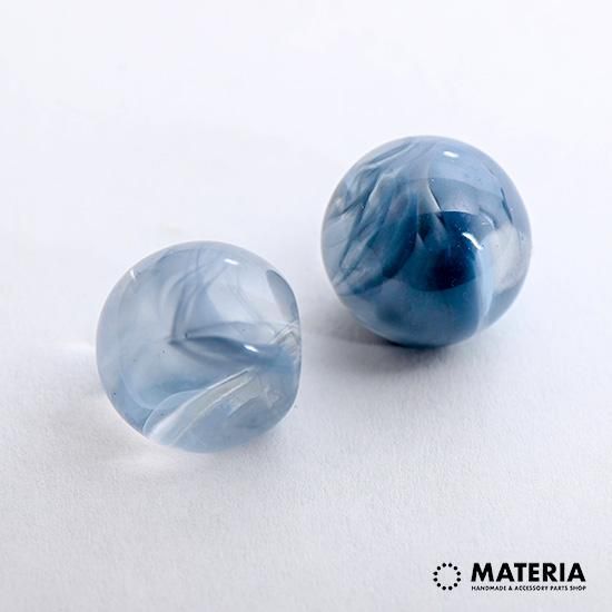 ★【ピアス】シェル×鈴丸ビーズ オーロラ ブルー 夏 マリン ☆【ピアス】シェル×鈴丸ビーズ オーロラ ブルー 夏 マリン 鈴丸