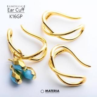 優★Ｎｏ1580 イヤリングK16GP★ダイクロ＆レジン宝石型・サークル 優様専用☆No1580 イヤリングK16GP☆ダイクロ＆レジン宝石型・サークル