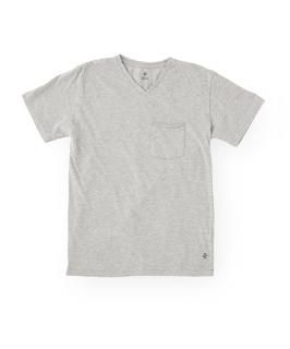 Cadet V/N Pocket Tee / HEATHER GRAY