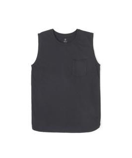 Cadet Sleeveless Pocket Tee / CHARCOAL
