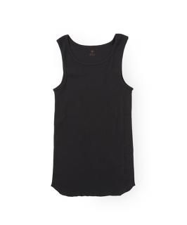 Cadet Rib Tank Top / BLACK