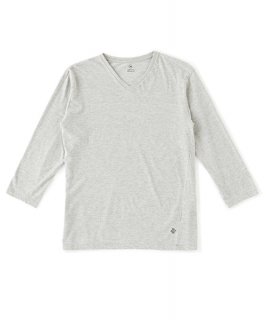 Cadet V/N 3-Q-S Tee / HEATHER GRAY