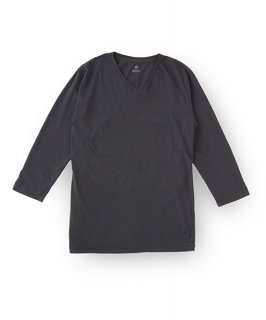 Cadet V/N 3-Q-S Tee / CHARCOAL