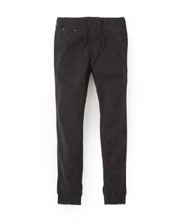 B.C. Chino Rib Pants - Slim / BLACK