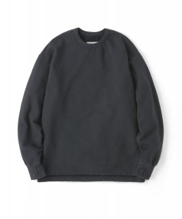 Overdyed Slit Sweatshirt / VIINTAGE BLACK