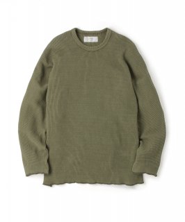 Easy Fit Thermal Dolman-Sleeve Top / OLIVE GREEN