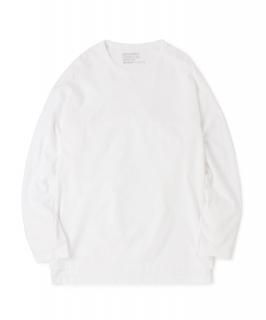Easy Fit Slit L-S Tee / WHITE