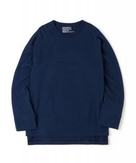 Easy Fit Slit L-S Tee / NAVY