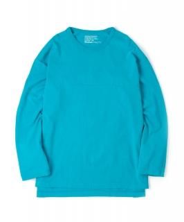 Easy Fit Slit L-S Tee / TURQUOISE