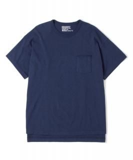 Easy Fit Slit Pocket Tee / NAVY