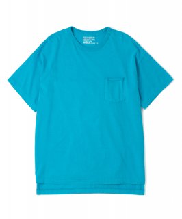 Easy Fit Slit Pocket Tee / TURQUOISE