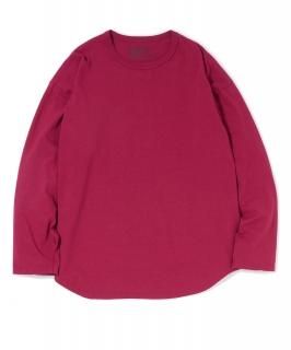 Easy Fit Round Cut L-S Tee / WINE