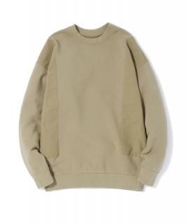 Overdyed Military Sweatshirt /  KHAKI BEIGE