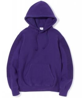 Overdyed Military Hooded Sweatshirt / PURPLE